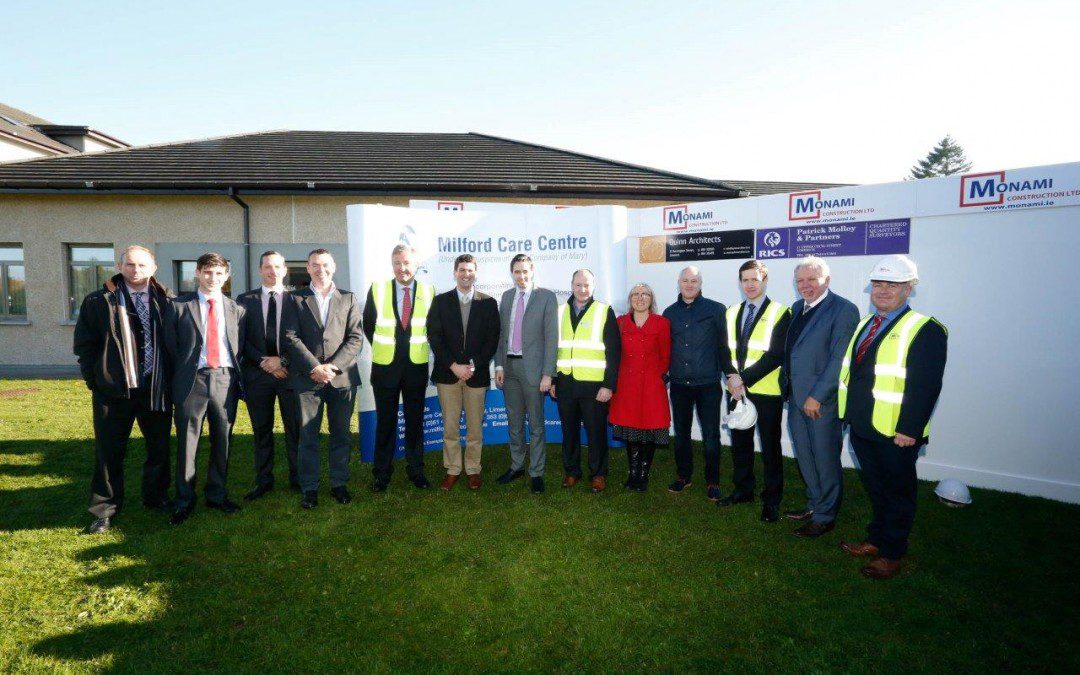 Health Minister Simon Harris Turns the Sod at Milford Care Centre