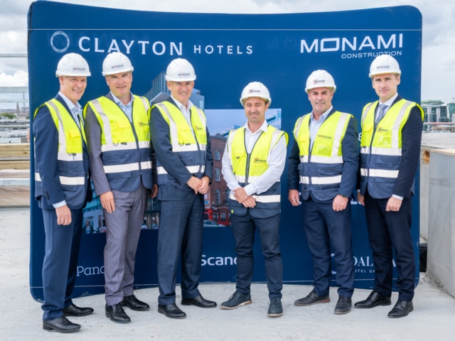 Topping Out at Clayton Hotel